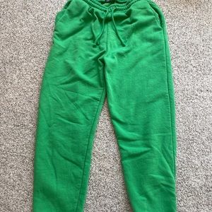 Zara green joggers